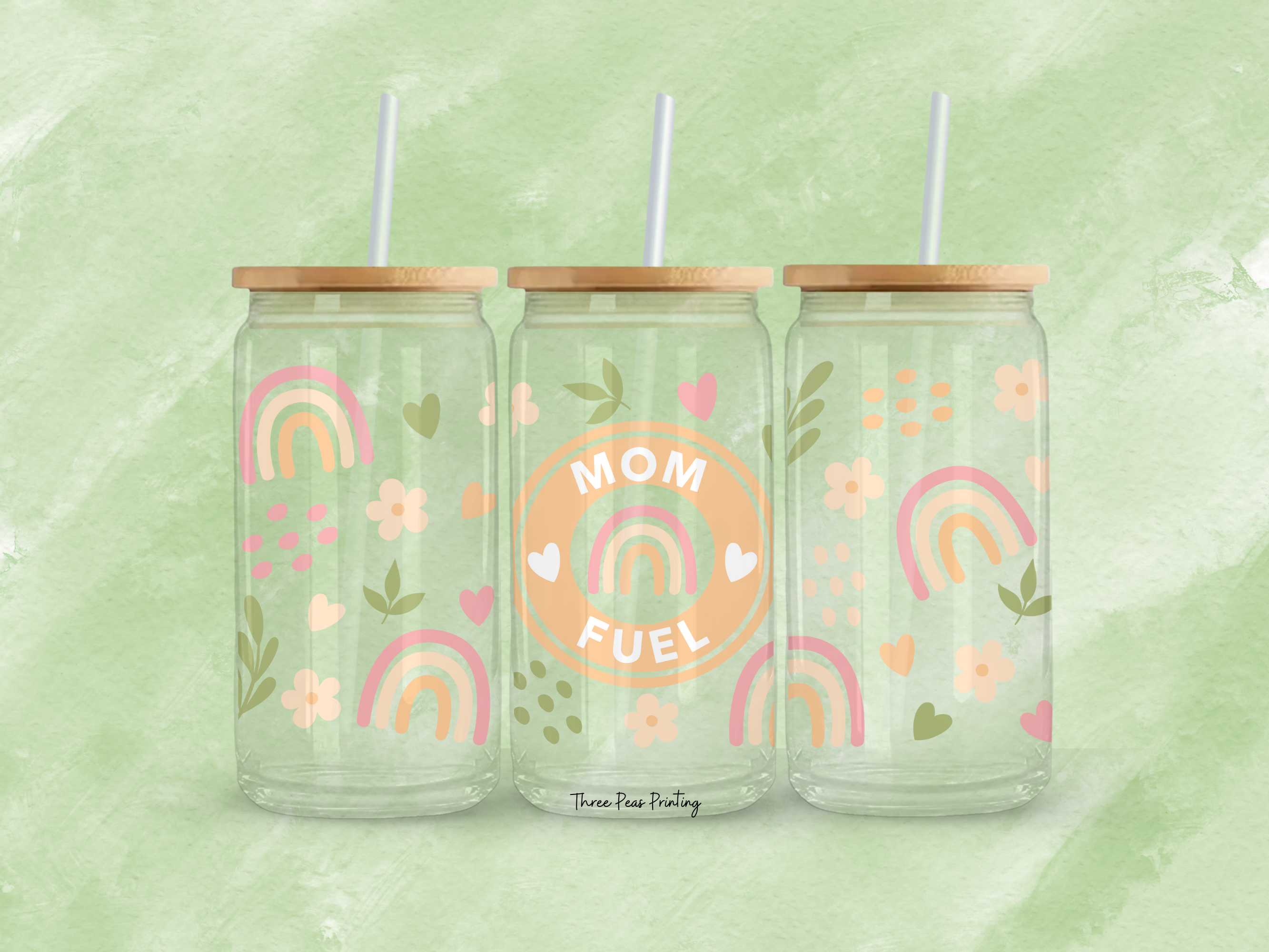 Mom Fuel Glass Can Cup